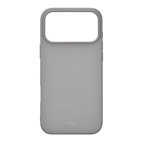 Onsala iPhone 17 Pro Max Skal Silikonkänsla Concrete
