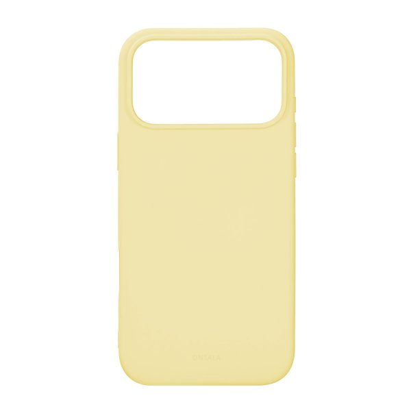Onsala iPhone 17 Pro Max Skal Silikonkänsla Lemon