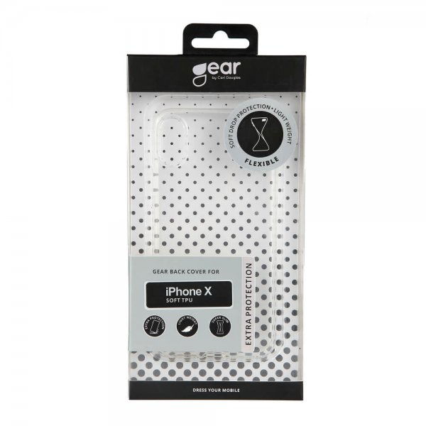 Gear iPhone X/Xs Skal TPU Transparent