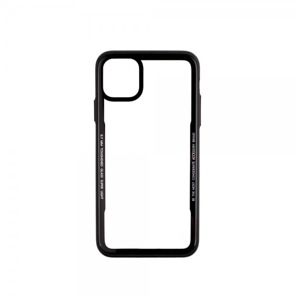 Gear iPhone 11 Pro Max Skal Härdat Glas Klar Svart
