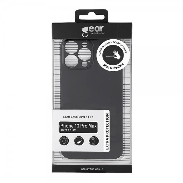 Gear iPhone 13 Pro Max Skal Ultra Slim Svart