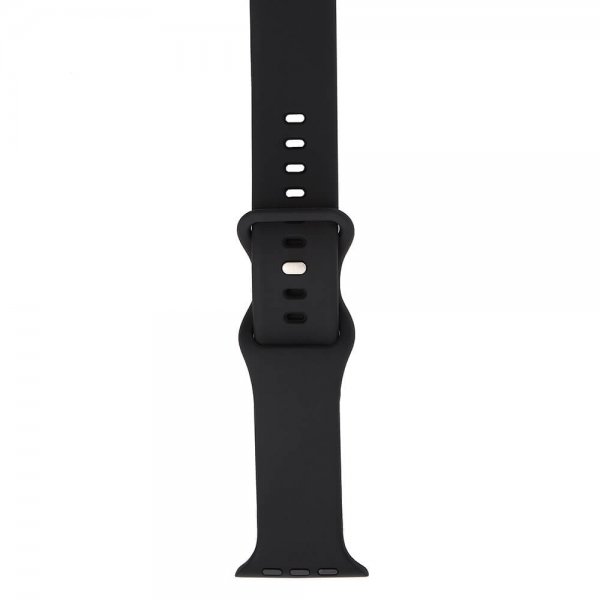 Gear Apple Watch 38/40/41/42mm Armband Silikon Svart