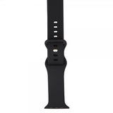 Gear Apple Watch 38/40/41/42mm Armband Silikon Svart