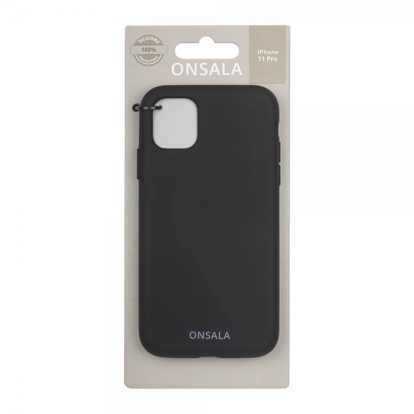 Onsala iPhone 11 Pro Skal Silikon Svart