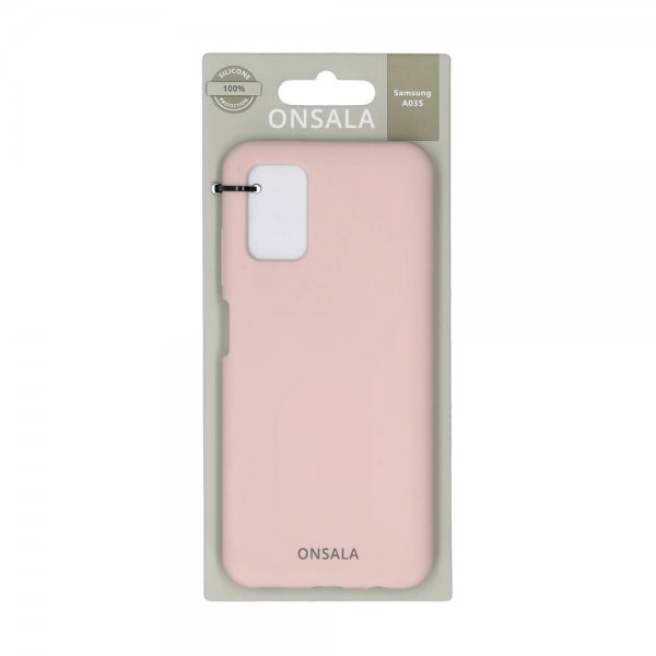 Onsala Samsung Galaxy A03s Skal Silikon Sand Pink