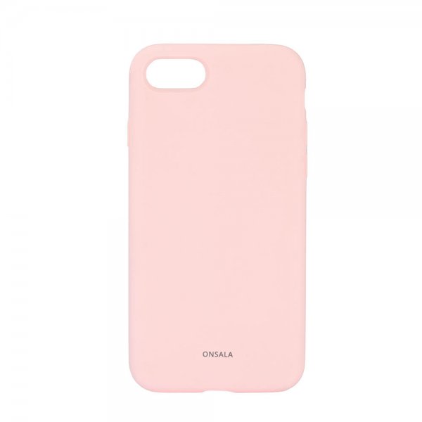 Onsala iPhone 6/6S/7/8/SE Skal Silikon Chalk Pink