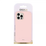Onsala iPhone 13 Pro Max Skal Silikon Chalk Pink