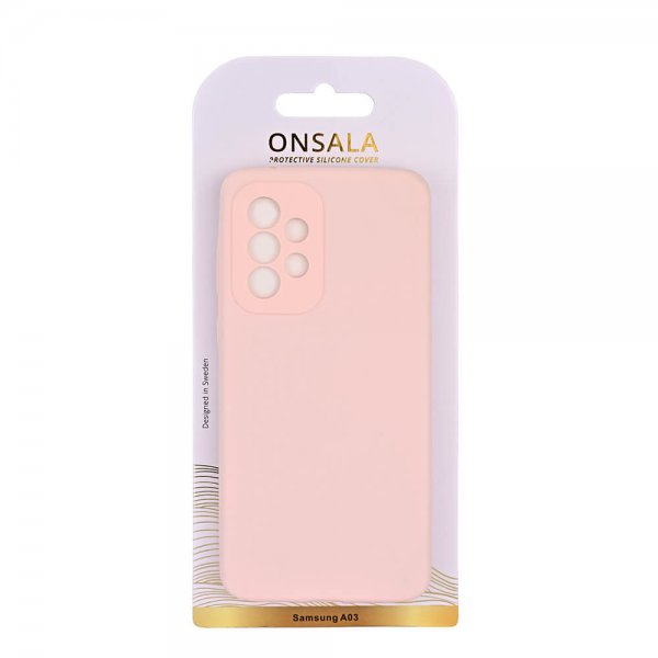 Onsala Samsung Galaxy A03 Skal Silikon Chalk Pink