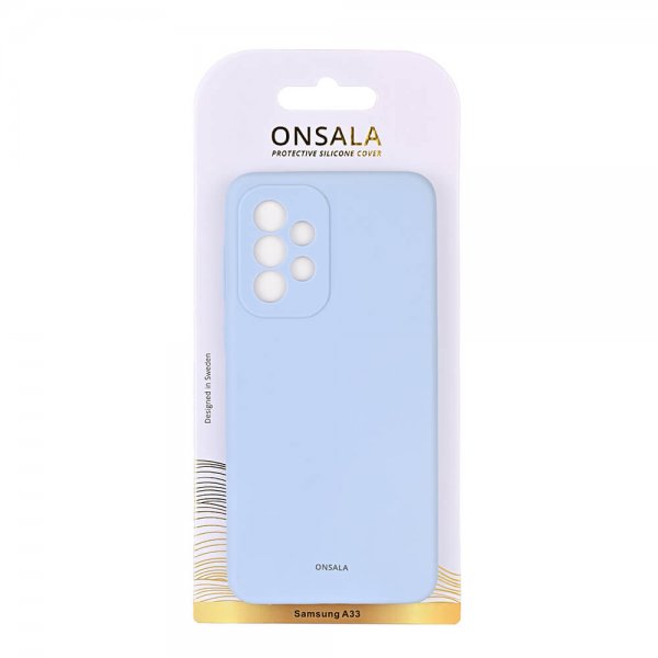 Onsala Samsung Galaxy A33 5G Skal Silikon Light Blue