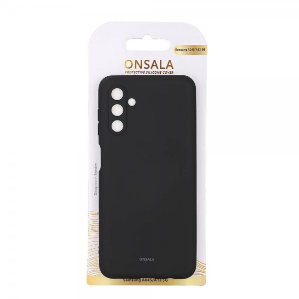 Onsala Samsung Galaxy A13 5G/Galaxy A04s Skal Silikon Svart