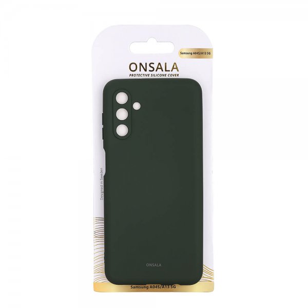 Onsala Samsung Galaxy A13 5G/Galaxy A04s Skal Silikon Olive Green