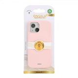 Onsala iPhone 15 Skal Silicone Touch MagSeries Chalk Pink