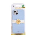 Onsala iPhone 15 Plus Skal Silicone Touch MagSeries Ljusblå