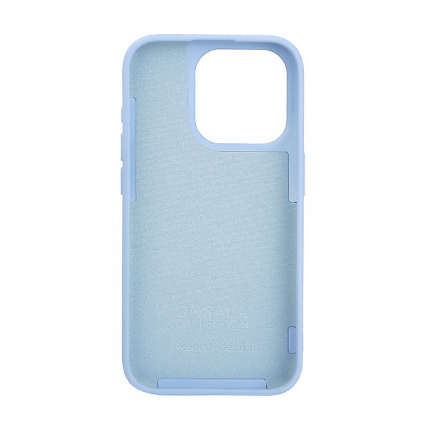 Onsala iPhone 15 Pro Skal Silicone Touch MagSeries Ljusblå