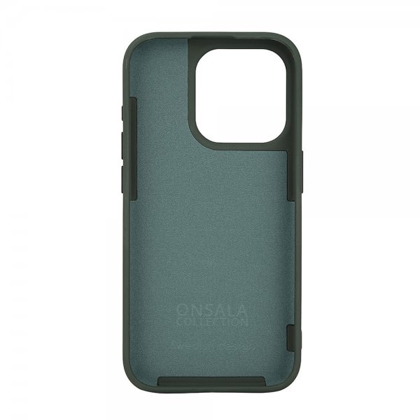 Onsala iPhone 15 Pro Skal Silicone Touch MagSeries Olive Green