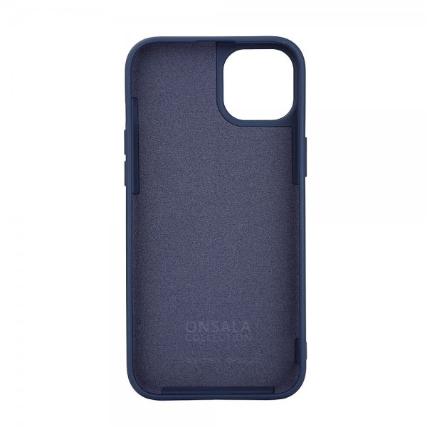 Onsala iPhone 15 Plus Skal Silicone Touch MagSeries Mörkblå