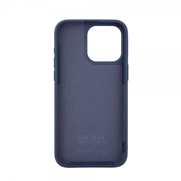 Onsala iPhone 15 Pro Max Skal Silicone Touch MagSeries Mörkblå