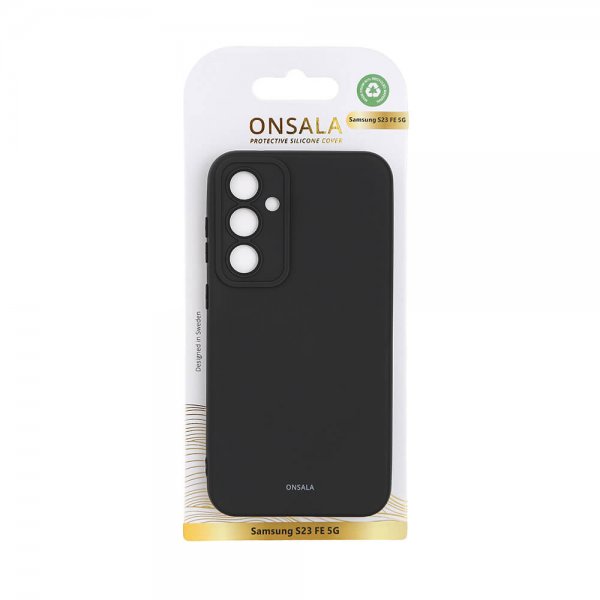 Onsala Samsung Galaxy S23 FE Skal Silikon Svart