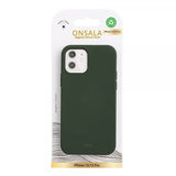 Onsala iPhone 12/iPhone 12 Pro Skal Silikonkänsla Olive Green