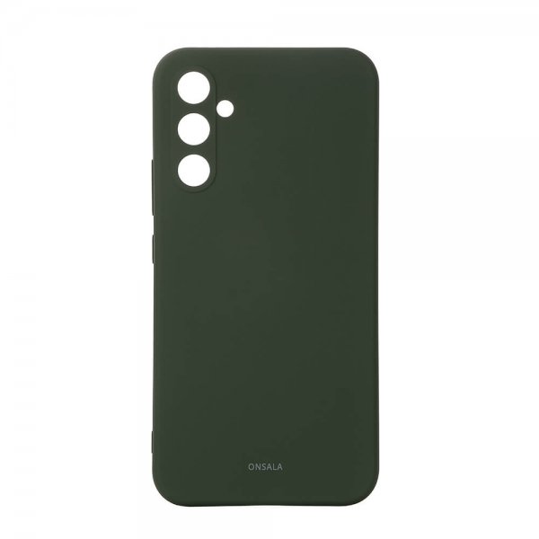 Onsala Samsung Galaxy A35 Skal Silikonkänsla Olive Green