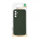 Onsala Samsung Galaxy A35 Skal Silikonkänsla Olive Green