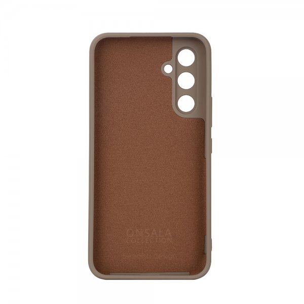 Onsala Samsung Galaxy A55 Skal Silikonkänsla Brun