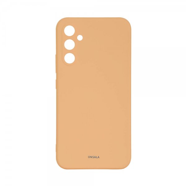 Onsala Samsung Galaxy A35 Skal Silikonkänsla Apricot