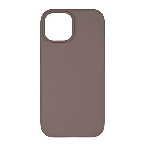 Onsala iPhone 13/iPhone 14/iPhone 15 Skal Silikonkänsla Chocolate