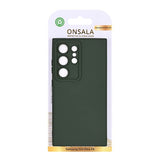 Onsala Samsung Galaxy S24 Ultra Skal Silikonkänsla Olive Green