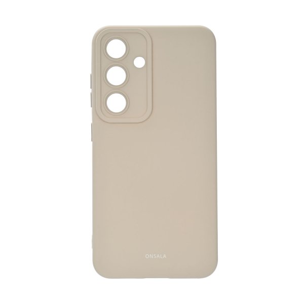 Onsala Samsung Galaxy S25 Skal Silikonkänsla Betong