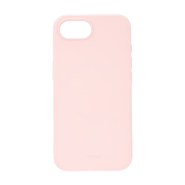 Onsala iPhone 16e/17e Skal Silikonkänsla Chalk Pink