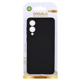 Onsala Samsung Galaxy S25 Edge Skal Silikonkänsla Svart