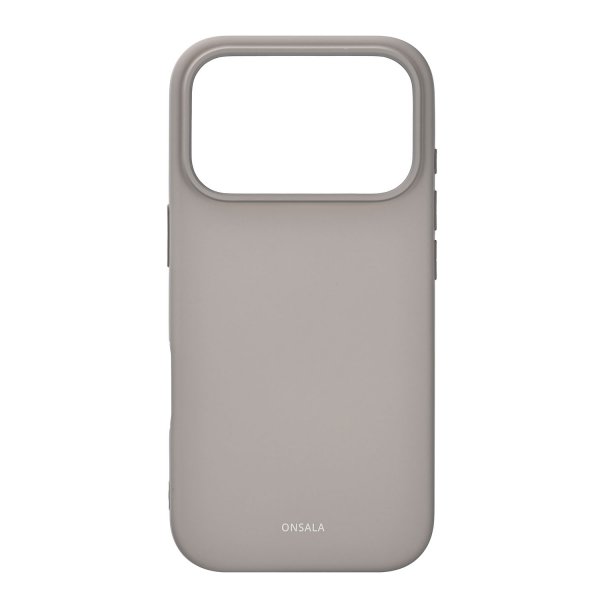 Onsala iPhone 17 Pro Skal Silikonkänsla Concrete
