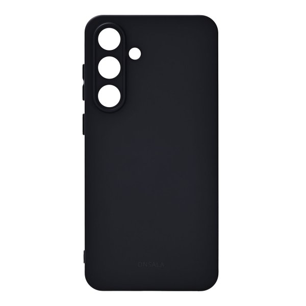 Onsala Samsung Galaxy S25 FE Skal Silikonkänsla Svart
