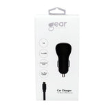 Gear Billaddare 1xUSB 1A Micro-USB babel 1m Svart