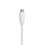 Gear Laddkabel Micro-USB till USB-A 1m Vit