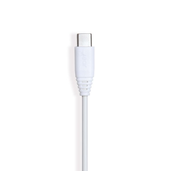 Gear Laddkabel USB-A till USB-C 1m Vit