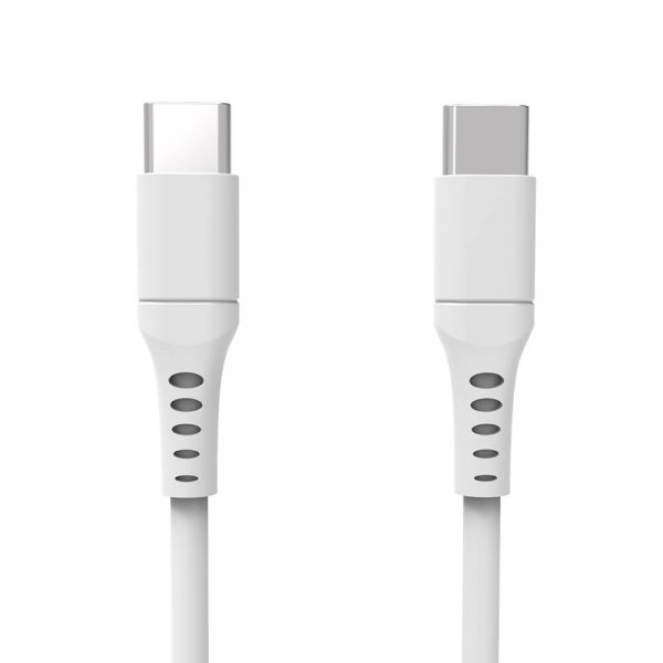 Gear Laddkabel USB-C till USB-C 3m Vit