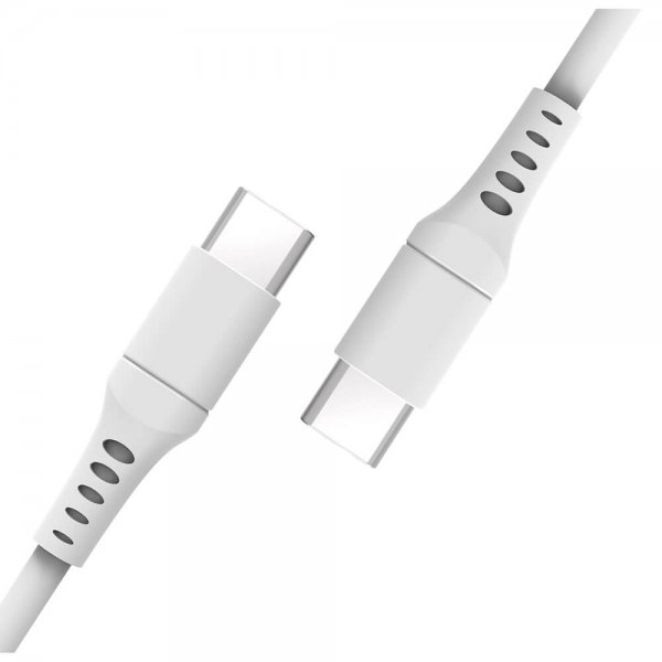 Gear Laddkabel USB-C till USB-C 3m Vit
