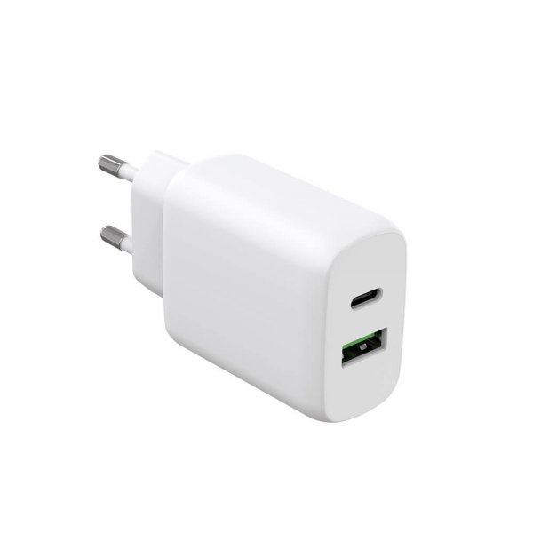 Gear Laddare PD/PPS Travel Charger 30W + QC 18W Vit