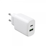 Gear Laddare PD/PPS Travel Charger 30W + QC 18W Vit