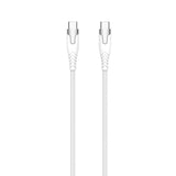 Gear Kabel Kevlar USB-C till USB-C 1.5m Vit