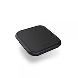 Zens Single Aluminium Wireless Charger with Wall Charger