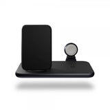 Zens 4 in 1 Stand+Watch Wireless Charger Aluminium Svart