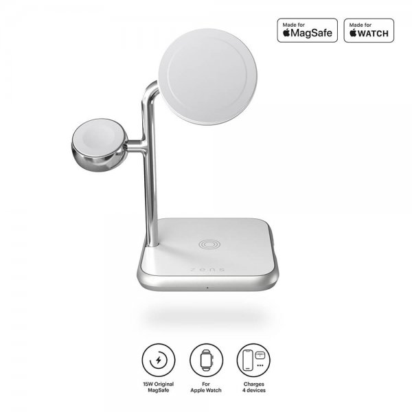 Zens 4-in-1 MagSafe/Watch Wireless Charging Station Vit