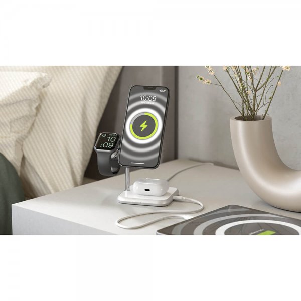 Zens 4-in-1 MagSafe/Watch Wireless Charging Station Vit