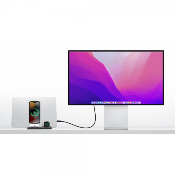 Zens 4-in-1 MFI+MFM Modular Charging Station