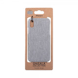 Onsala iPhone X/Xs Skal Textil Grå