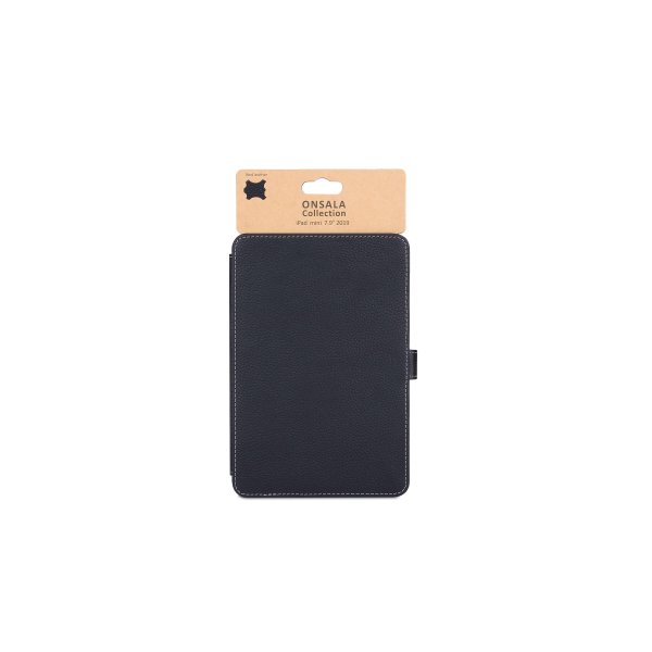Onsala iPad Mini 2019 (gen 5) Fodral Äkta Läder Svart