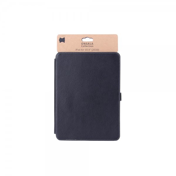 Onsala iPad Air 10.9 (gen 4/5) Fodral Äkta Läder Svart